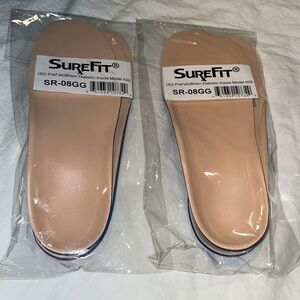 2 Pair SureFit Prefabricated Inserts SR-08GG Diabetic Insoles / Pain Relief NIB
